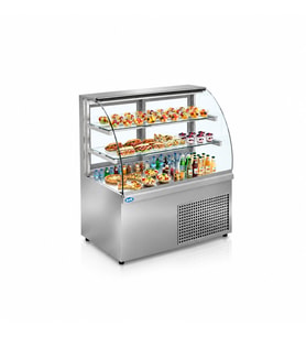 Öztiryakiler Soğuk Bombe Camlı Teşhir Dolabı 120 Cm 290 Litre