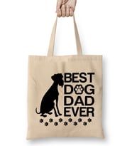 Best Dalmatian Dad Ever Best Dog Dad Ever Bez Çanta Uzun Saplı