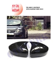 Vw Golf 5 Yarasa Batman Ayna Kapağı 2003 2009 (Siyah)