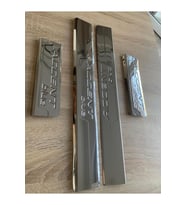 Hyundaı Blue Krom Kapı Eşiği 2011Ve Sonrası Blue Yazılı  Paslanmaz Çelik Sac (Metal)