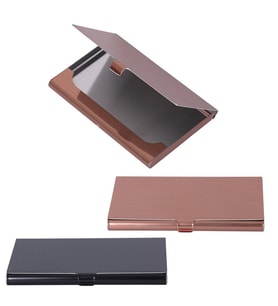 Metal İsme Özel Kartvizitlik 926 (Siyah-Gri)