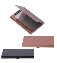 Metal İsme Özel Kartvizitlik 926 (Siyah-Gri)