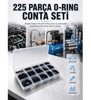 18 Ölçü O-ring Conta Seti Otomotiv, Tesisat Ve Hidrolik İçin Kauçuk Conta Kiti