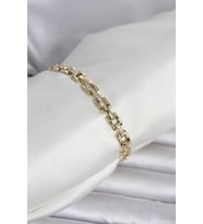 Xuping Zincir Model Gold Renk Kadın Bileklik - TJ-BB8413