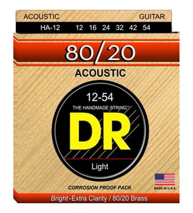 DR HA-12 Hi-Beam 80/20 Akustik Gitar Teli (Light 12-54)