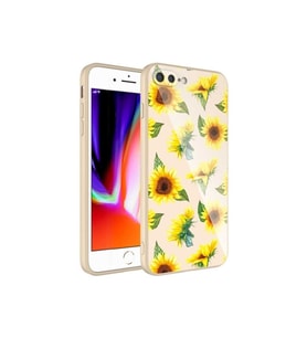 Apple iPhone 7 Plus Uyumlu Kılıf Kamera Korumalı Desenli Sert Silikon Zore Epoksi Kapak (Model 2)