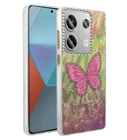 Durukar® Redmi Note 13 Pro 4G Kılıf Blade Aynalı Desenli Kapak - Desen 5