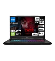 MSI Msı Katana 17 I7-13620H 16-GB DDR5 4 TB SSD RTX4070 (8gb) 17.3" Fhd 144Hz Freedos Gaming Laptop B13VGK-1030XTRHMF12