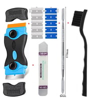 Çok Amaçlı Set Plastik ve Metal Tıraş Bıçağı Kazıyıcı, Pencere Camı Temizleyici, Film Araba ve Ev için Yapıştırıcı Sökücü Aracı st06