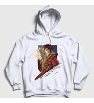 Presmono Unisex Beyaz Zuko Anime Avatar The Last Airbender Kapüşonlu Sweatshirt 262867tt