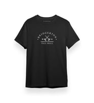 Bridgerton Pall Mall Logo Siyah Kısa kol Erkek Tshirt