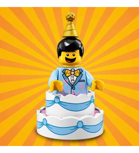 Lego 71021 Minifigure Series 18 - 10 Birthday Cake Guy (Çok Renkli)