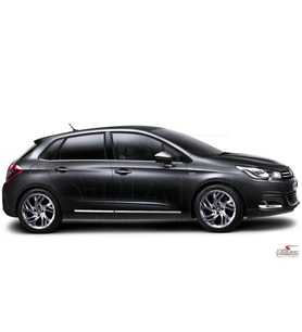 Citroen C4 Uyumlu Hatchback Kapı Koruma Çıtası Krom 2010-2020