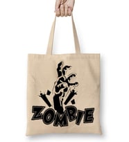 Zombie Zombıe Bez Çanta Uzun Saplı