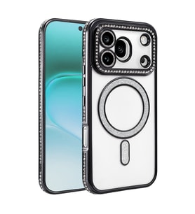Northcity Huawei Honor 600 Pro Joke Simli Magneticsafe Kılıf - Siyah