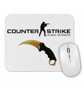 Counter Strike Cs Go Karambit Knives Mouse Pad.jpg