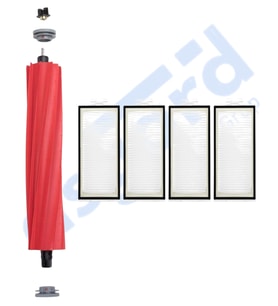 Roborock Q REVO PRO-S-MAXV Uyumlu 1 Ana Fırça 4 Filtre PKT-iasgf0000563