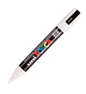 UNİ POSCA SU BAZLI POSTER MARKER 1.8-2.5 BEYAZ PC-5M