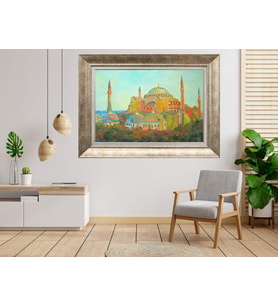 Gümüş Çerçeveli dekoratif Tablo as530