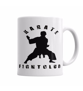 Karate Fight Club Kupa Bardak Porselen