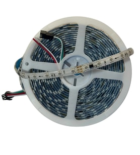 24 Volt ARGB Pixel Magic Kayar 60 Led 5050 SMD IP 65 Dış Mekan 5 Metre