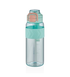 Shotay Direction Su Matarası Tritan Turkuaz 1000Ml (Siyah)