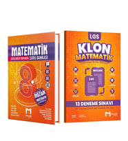 Mozaik Yayınları 8. Sınıf Matematik Soru Bankası ve Klon 13 Deneme Seti 2 Kitap