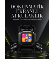 Yeni Nesil AI Bluetooth Kulaklık Akıllı Dokunmatik Ekranlı