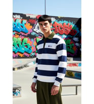 Erkek Polo Yaka Standart Kol Çizgili Sweatshirt Fonksiyonel Dayanıklı Kaliteli Konforlu Şık
