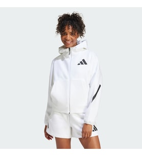 adidas JE7849 W Z.N.E. FZ Kadın Tracktop (Beyaz)