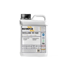 RESTOREPLUS BIOLUBE M-150 Biyolojik Olarak Parçalanabilen Zincir Yağı (5 Lt)