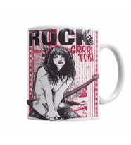 Grrrl Riot Rock Kupa Bardak Porselen