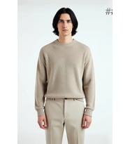 Soğuk Kış Günleri İçin Erkek Oversize Kalıp Bisiklet Yaka Rahat Triko Kazak Basic Stil Kaliteli