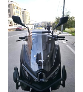 MOTOCAM Yamaha Nmax Ön Cam 2025-2026 Model 43cm Şeffaf Renkli SPORTİF