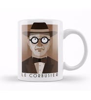 Le Corbusier Kupa Bardak Porselen
