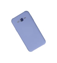 Samsung Galaxy J7 Kılıf Nano İçi Kadife Silikon - Lila