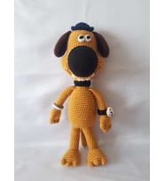 Koyun Shaun Köpeği Amigurumi Organik Oyuncak