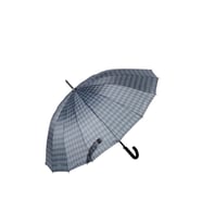 Marlux Rst  Lacivert Kare Ekose Fiber 16 Telli Erkek Baston Şemsiye M21MARRST02R003 (Siyah - Beyaz)
