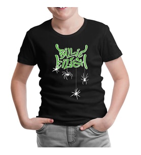 Billie Eilish - Spider Siyah Çocuk Tshirt