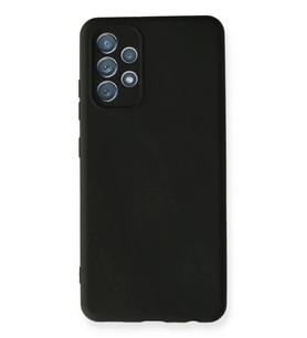 Newface Samsung Galaxy A32 Kılıf Nano içi Kadife Silikon - Siyah