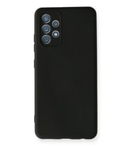 Newface Samsung Galaxy A32 Kılıf Nano içi Kadife Silikon - Siyah