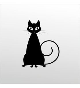 Folyo Sticker Kedi 70cm Uzunluk (Karışık)