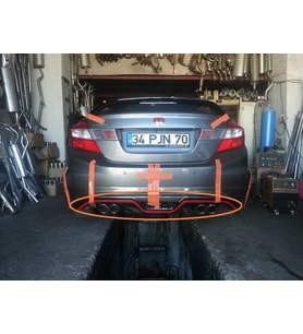 Honda Civic Uyumlu Fb7 Modulo Custom Arka Ek
