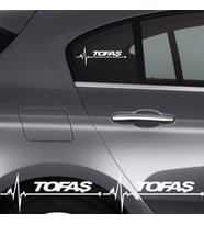 Tofaş Kartal Ritim Oto Araba Sticker Sağ Sol 1 Çift