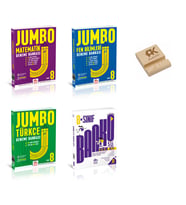 Model LGs 8. Sınıf JUMBO Matematik Fen Türkçe ve 5li Deneme Seti 4lü Set + Telefon Standı