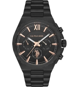 U.S. Polo Assn. USPA1030-02 Siyah Çelik Erkek Kol Saati