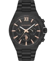 U.S. Polo Assn. USPA1030-02 Siyah Çelik Erkek Kol Saati