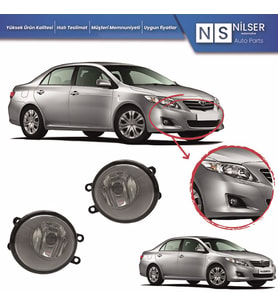 Toyota Corolla 2007-2011 Sağ Sol Sis Lambası Takım