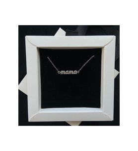 Mama (Anne) Yazılı Gümüş Bileklik