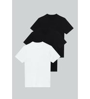 3'lü Paket Premium Yazlık Düz Renk Basıc T-shirt